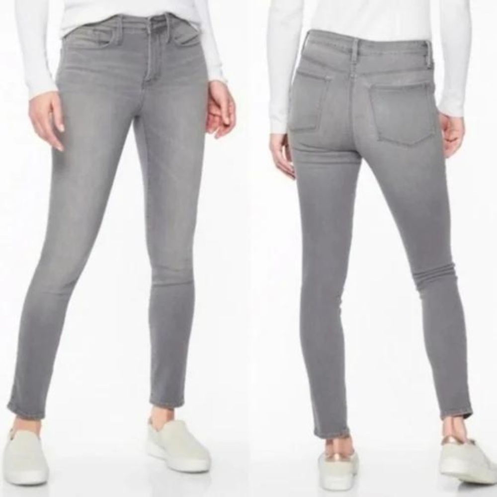 Athleta Women's Skinny Jeans in Light Gray